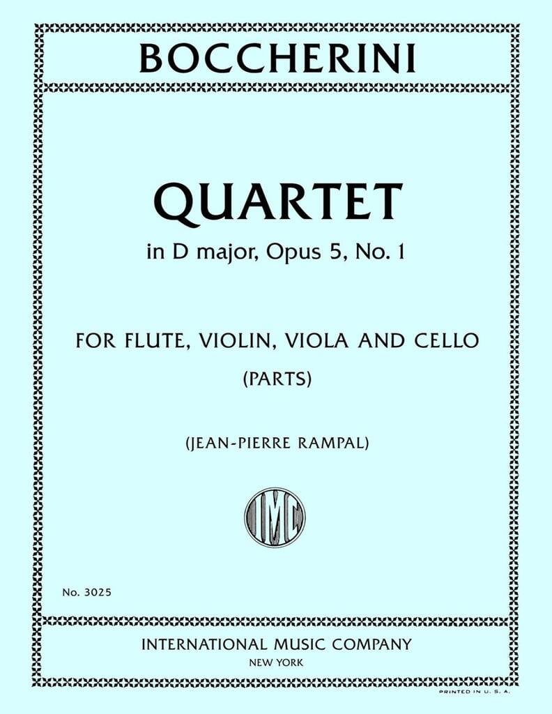 Quartetto Re Op. 5 N. 1 (Rampal)
